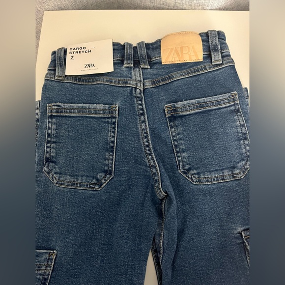 NWT ZARA GIRLS JEANS, SIZE 7. - Picture 6 of 6